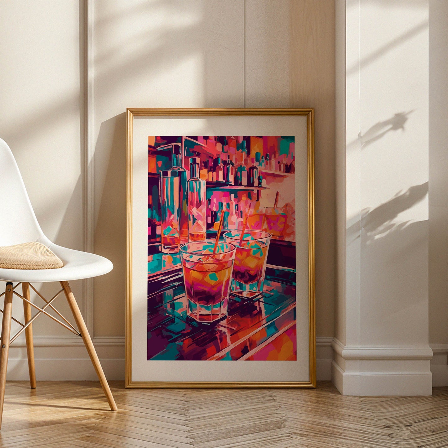 Cheers to the Night Print