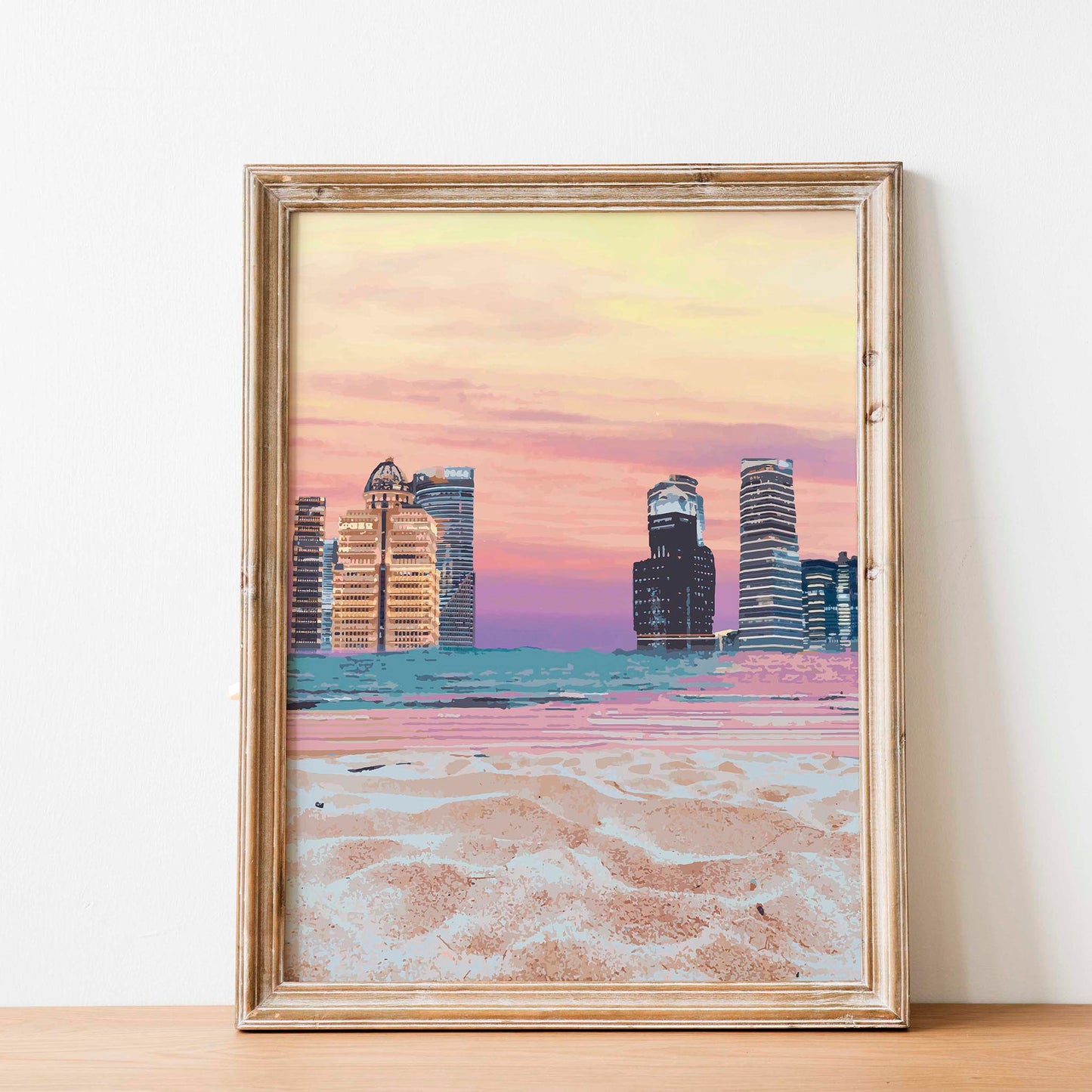 Cityscape Beach Wall Art - SweetPixelCreations