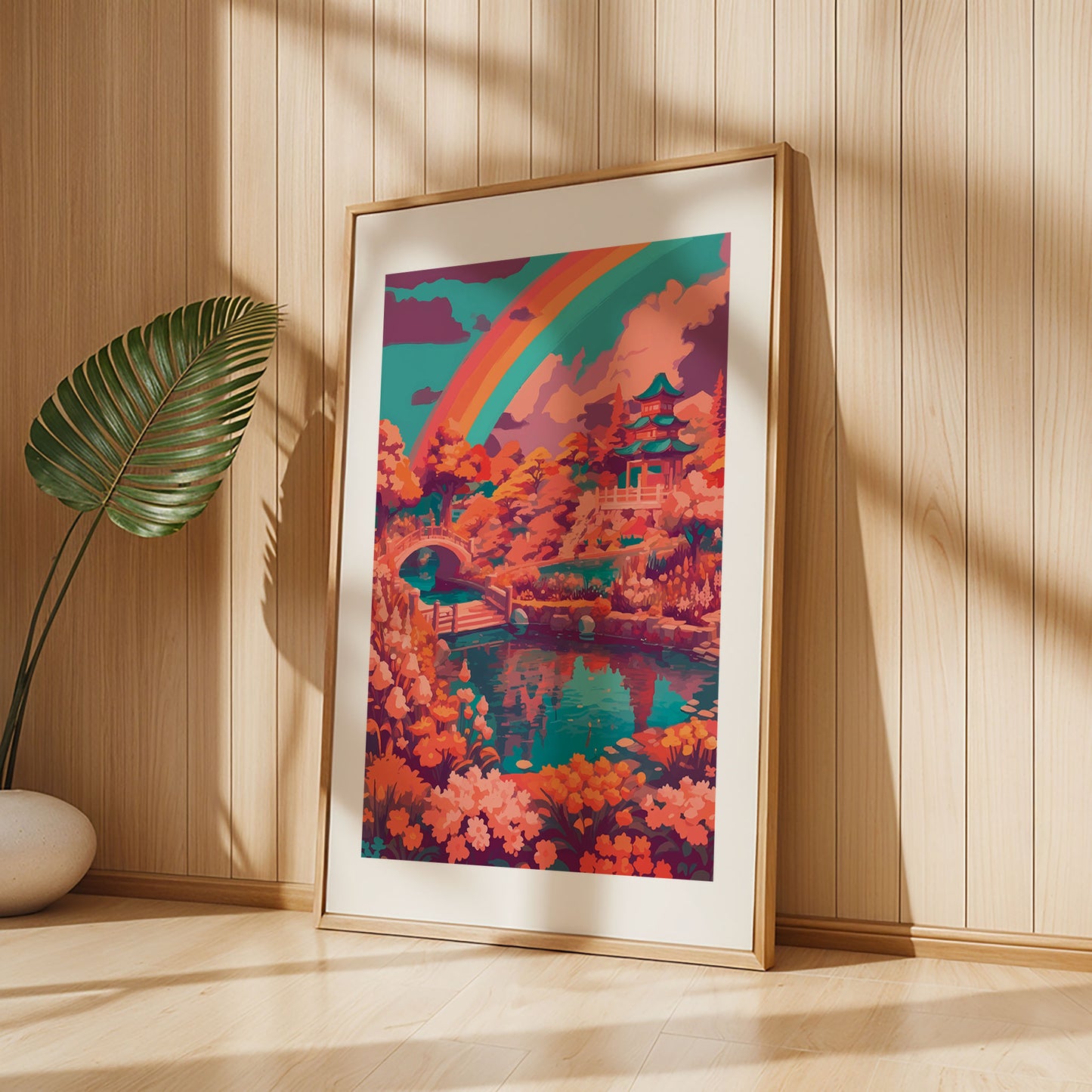 Rainbow Garden Print