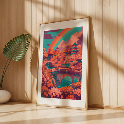 Rainbow Garden Print