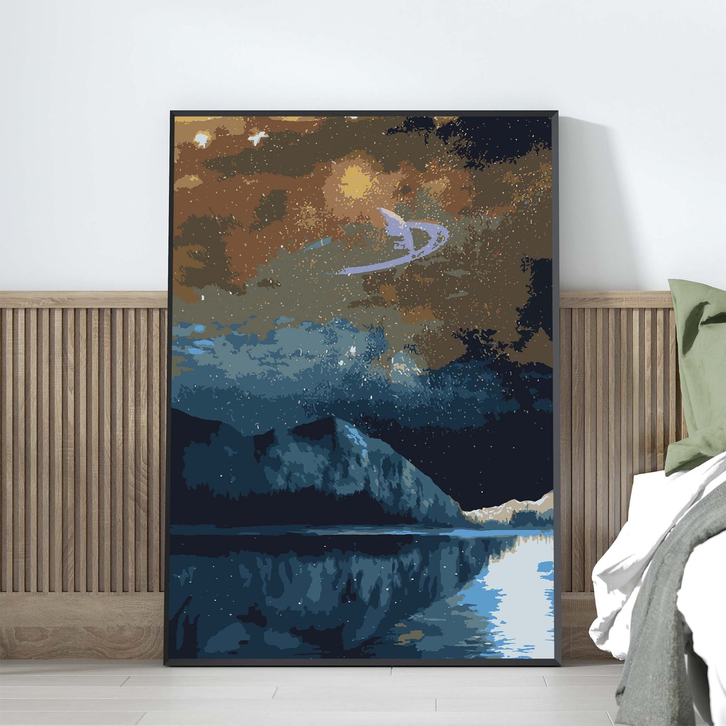 Night Galaxy Art Print - SweetPixelCreations