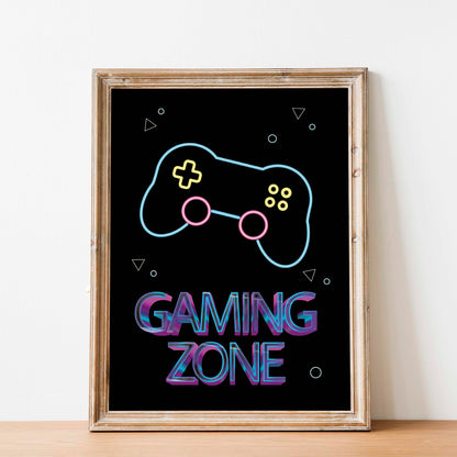 Gaming Zone Wall Art - SweetPixelCreations