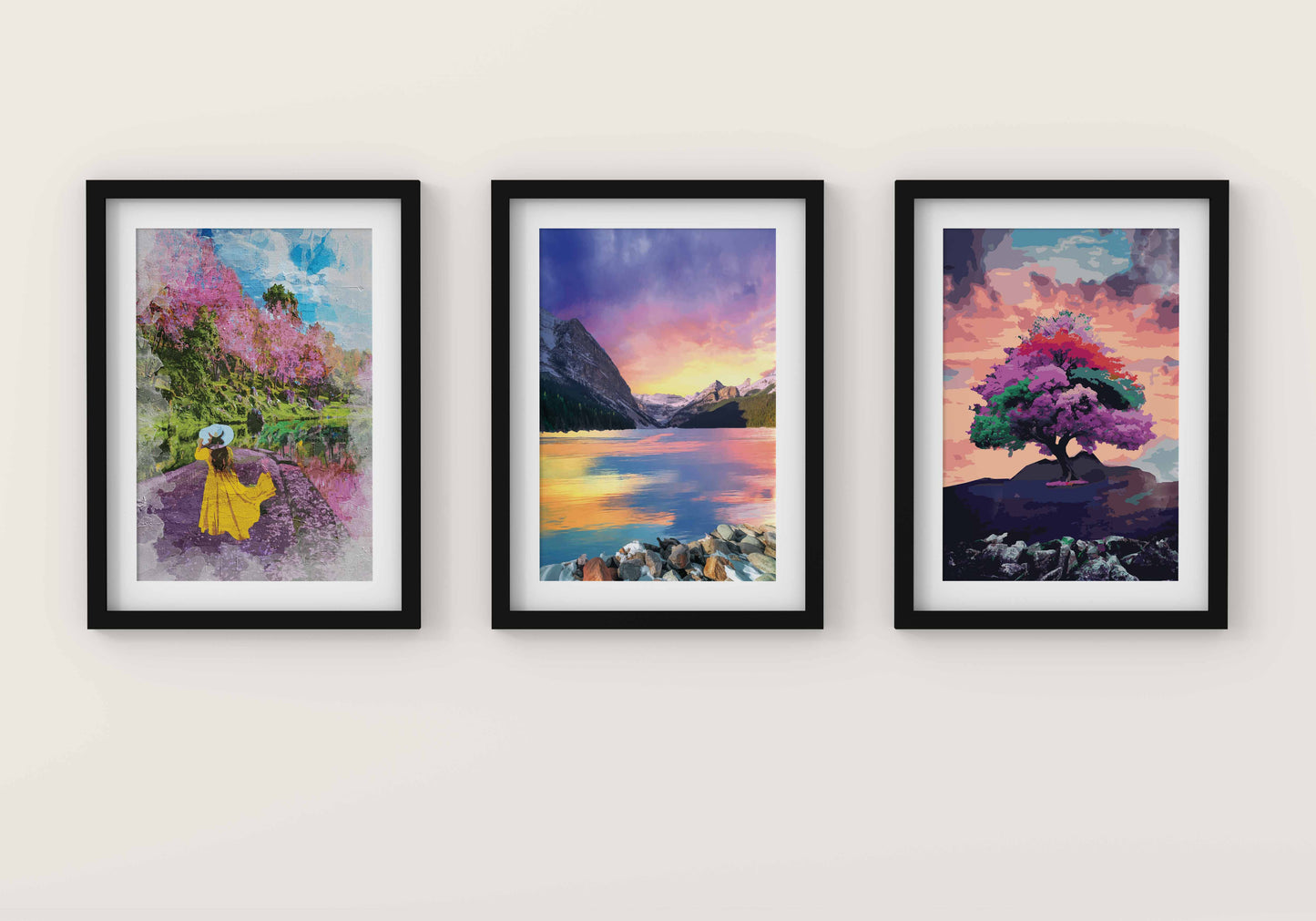 Pink Nature - Wall Art Bundle - SweetPixelCreations