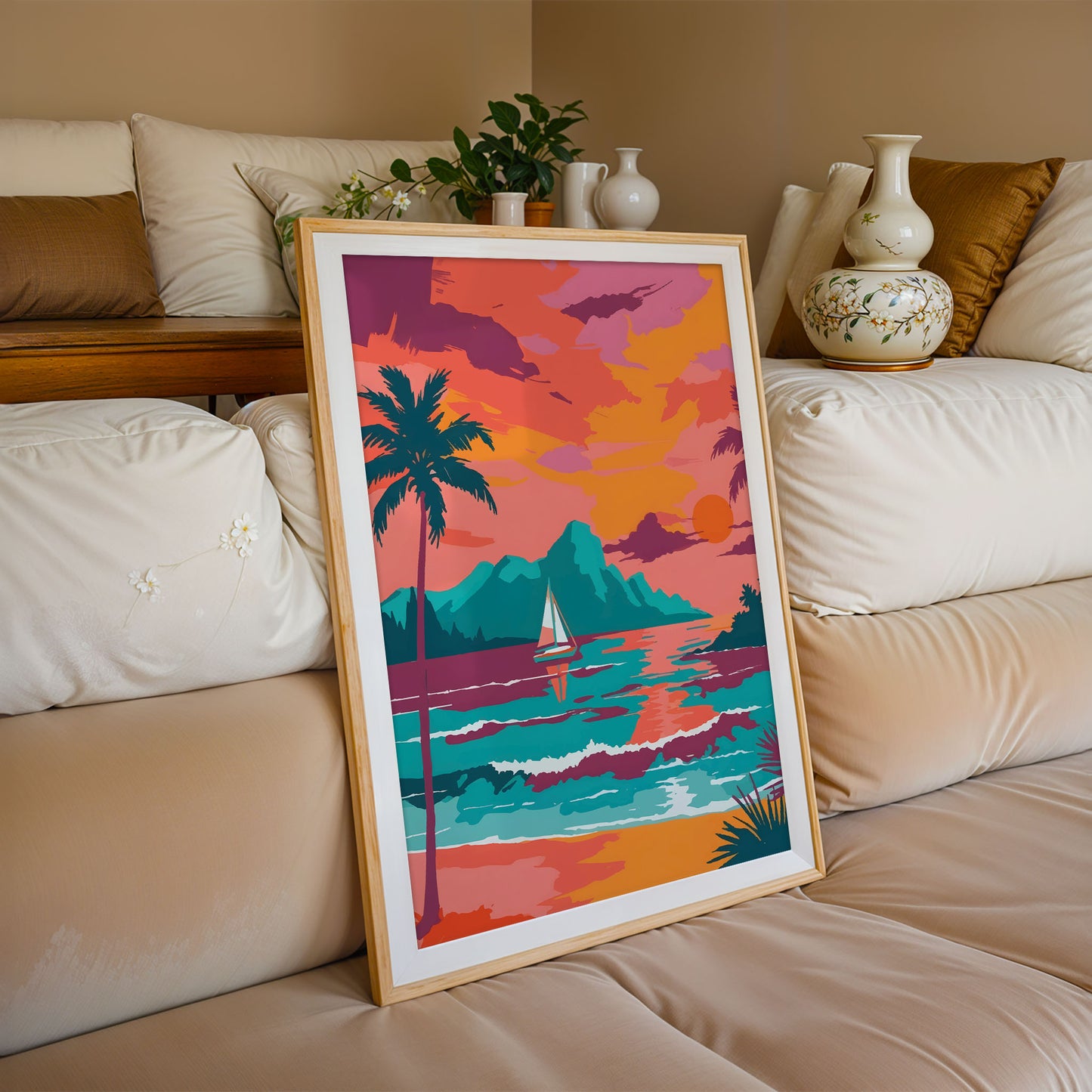 Sail into Paradise Print