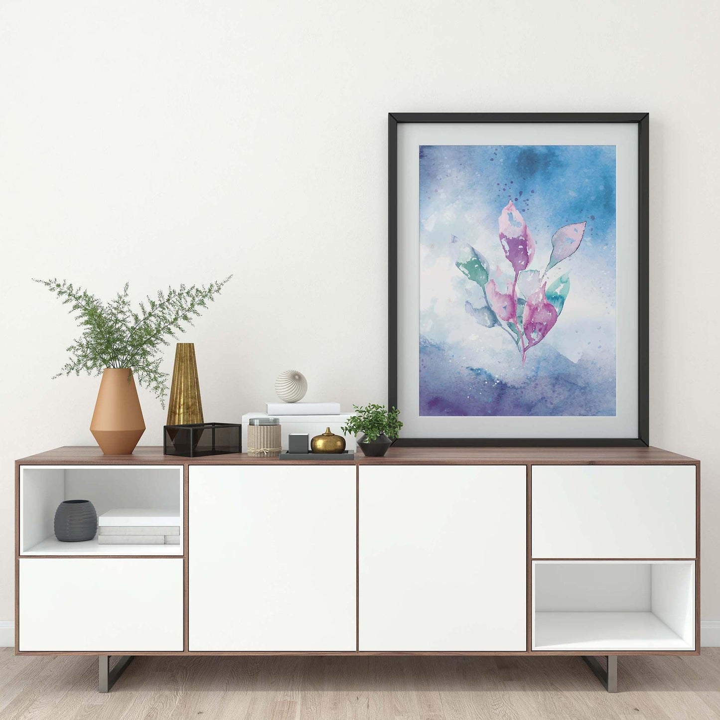 Colorful Pastel Flower Art Print - SweetPixelCreations