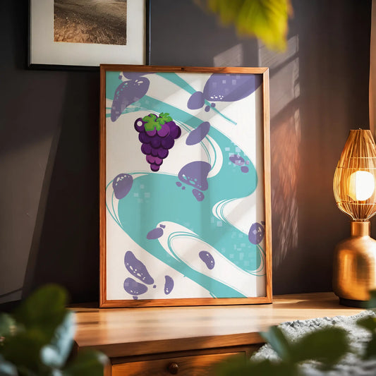 Grape Abstract Artwork