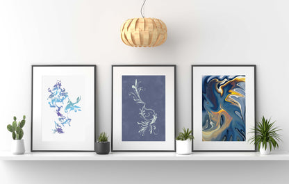 Abstract 3 Piece Wall Art Collection - SweetPixelCreations