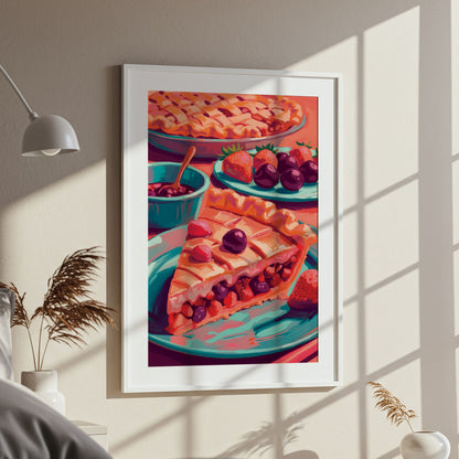 Strawberry Cherry Pie Print