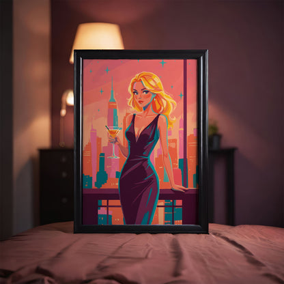 City Lights Elegance Print