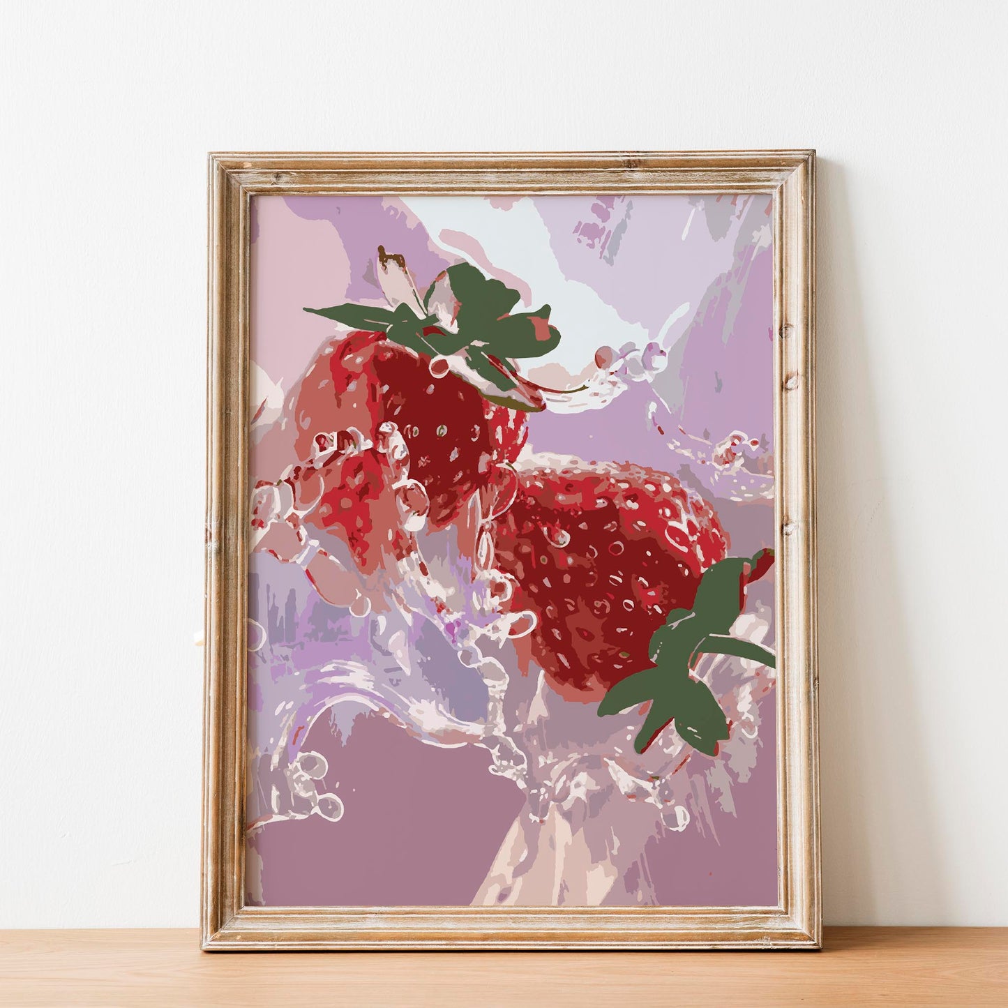 Yummy Strawberries Print - SweetPixelCreations