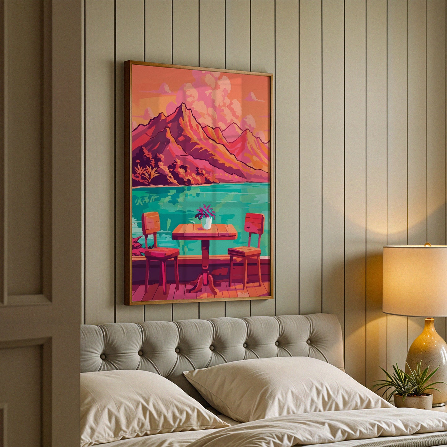 Morning at the Lake Print