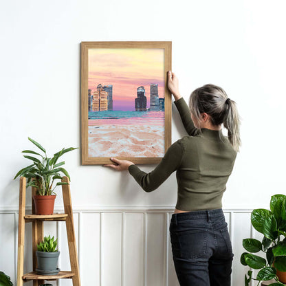 Cityscape Beach Wall Art - SweetPixelCreations