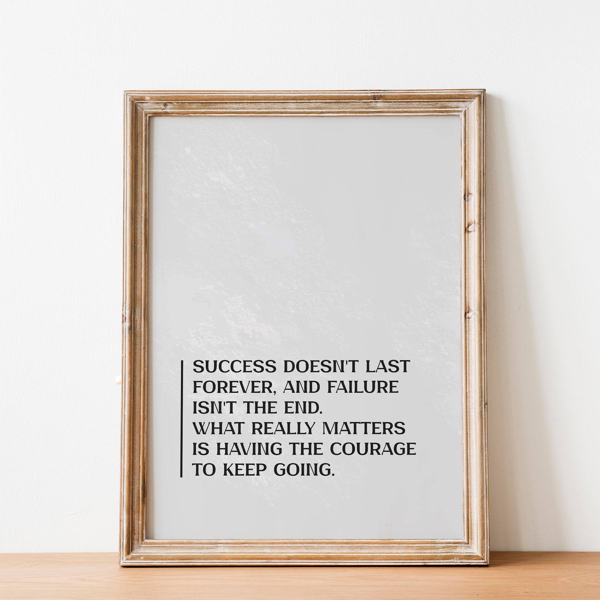 Failure Isn't the End Motivational Quote - SweetPixelCreations