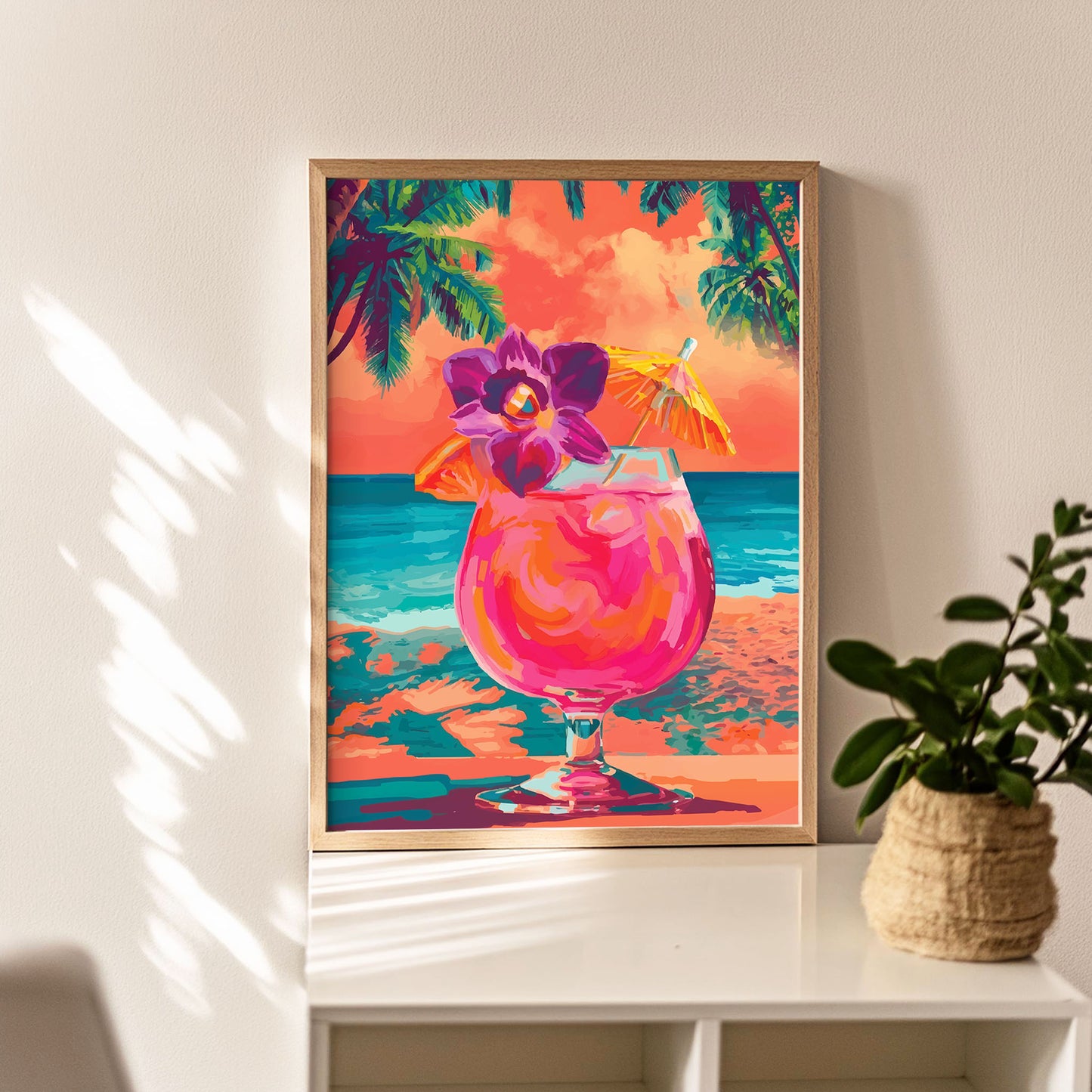 Tropical Cocktail Print