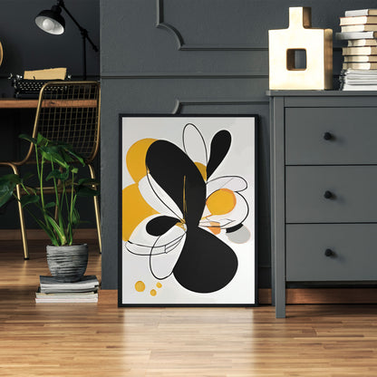 Abstract Bloom - Modern Wall Art - SweetPixelCreations