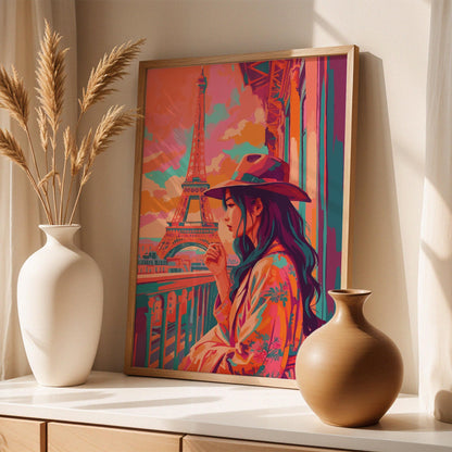 Paris Balcony View Print