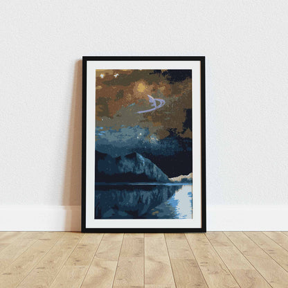 Night Galaxy Art Print - SweetPixelCreations