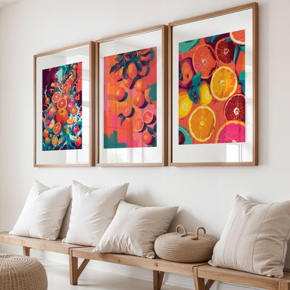 Squeeze the Day - Set of 3 Prints