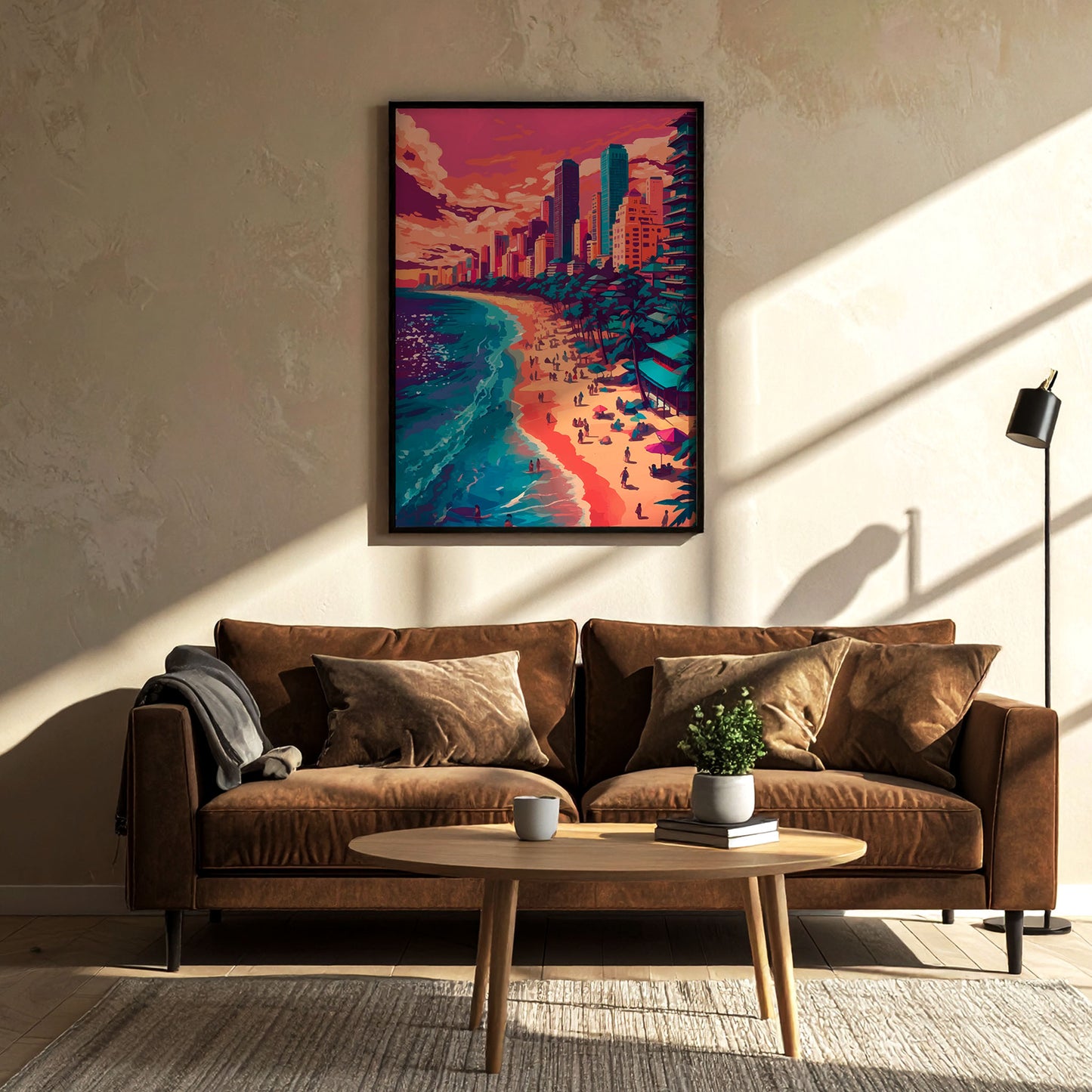 Coastal Cityscape Print