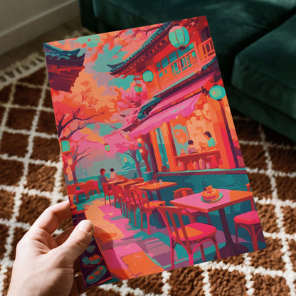 Cherry Blossom Cafe Print