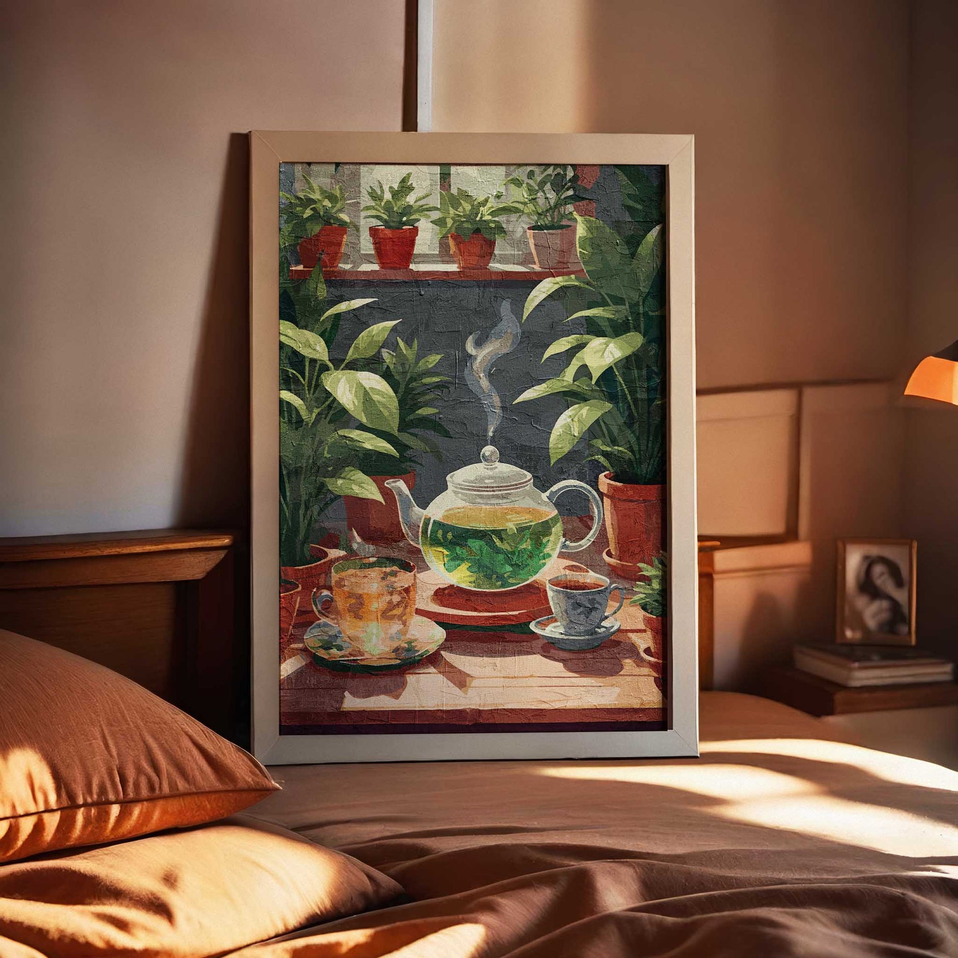 Original Herbal Teatime Art Print - SweetPixelCreations