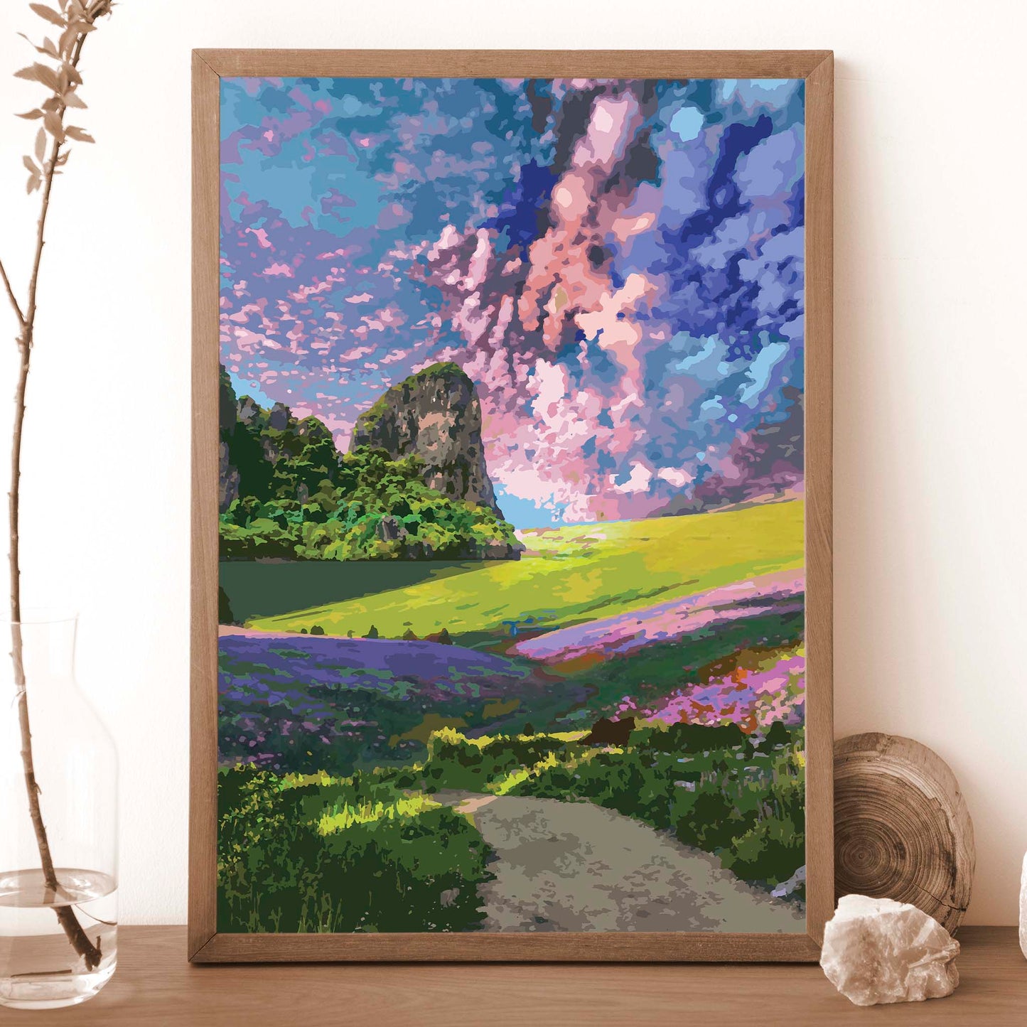 Colorful Landscape Painting - SweetPixelCreations