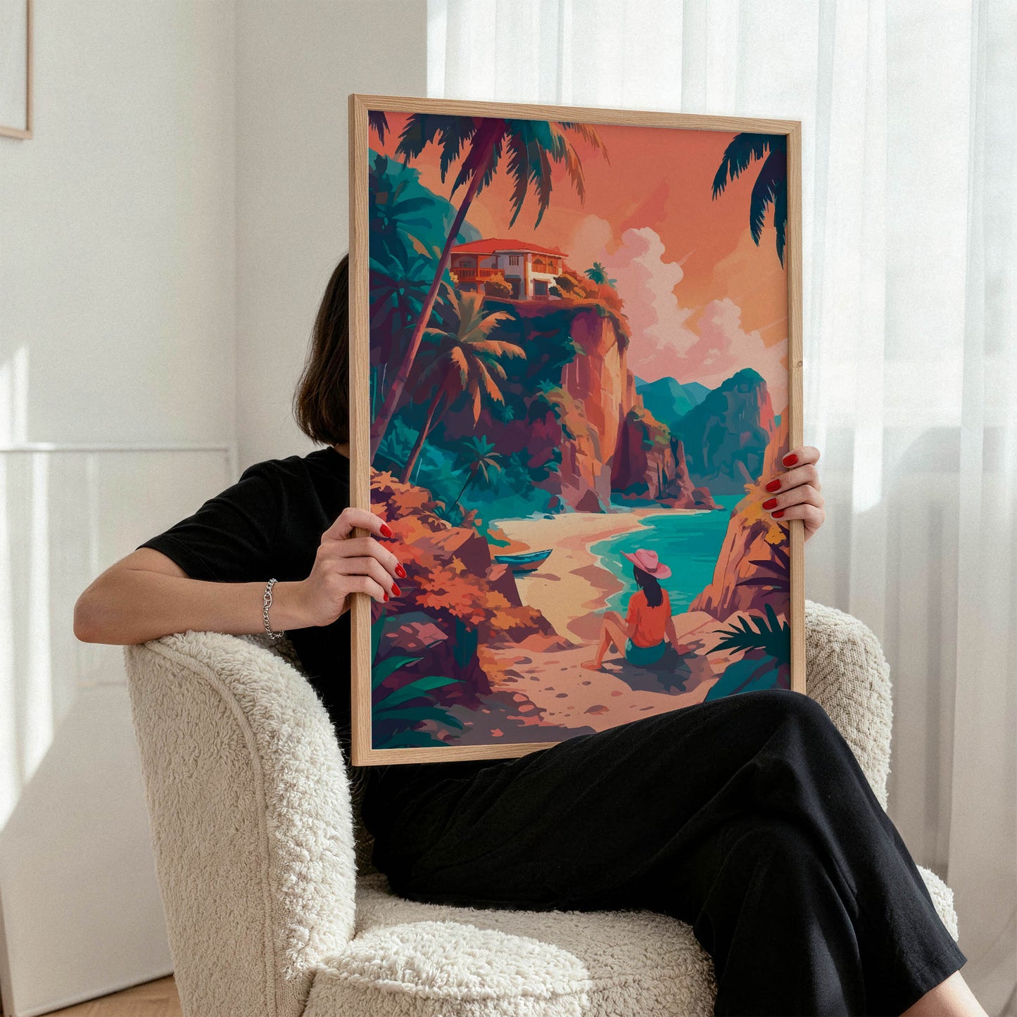 Tropical Island Print