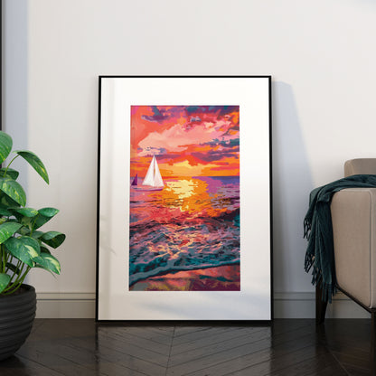 Beach Sunset Print