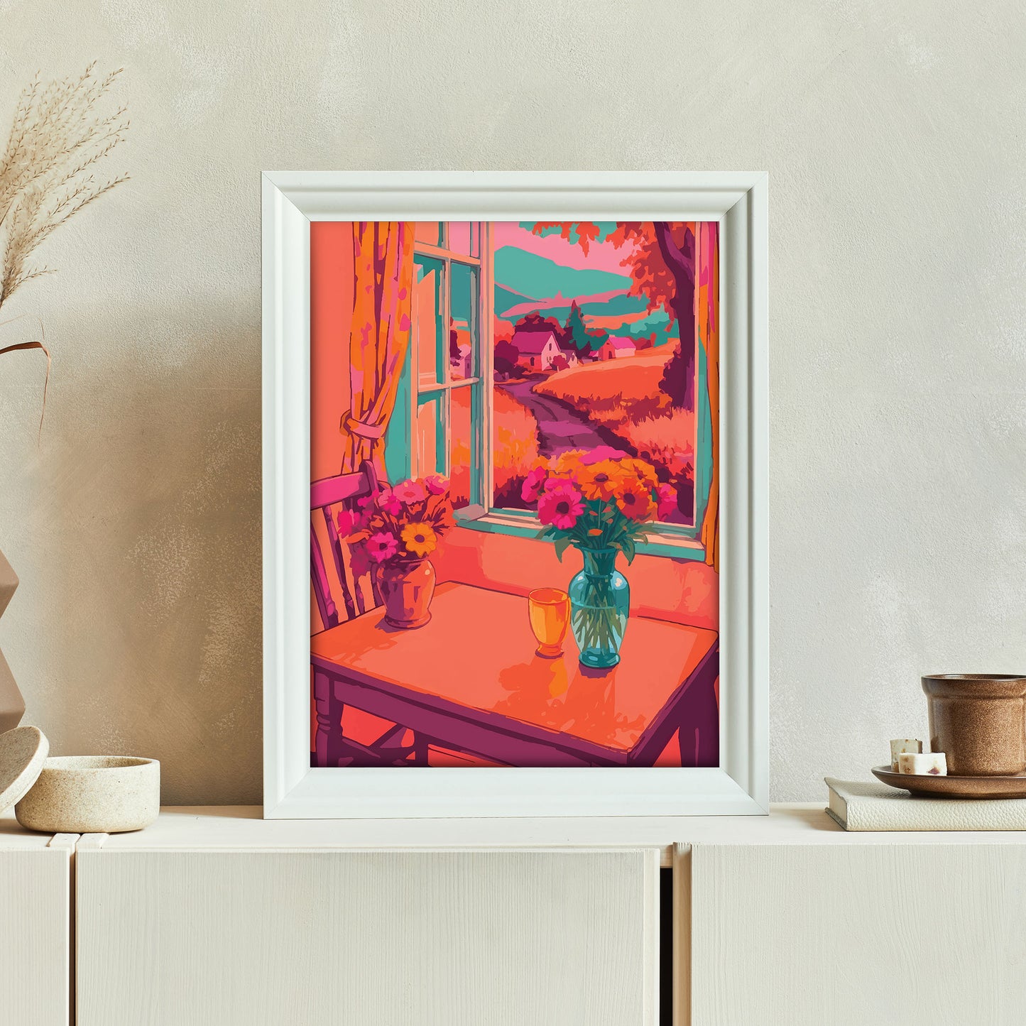 Sunny Window View Print