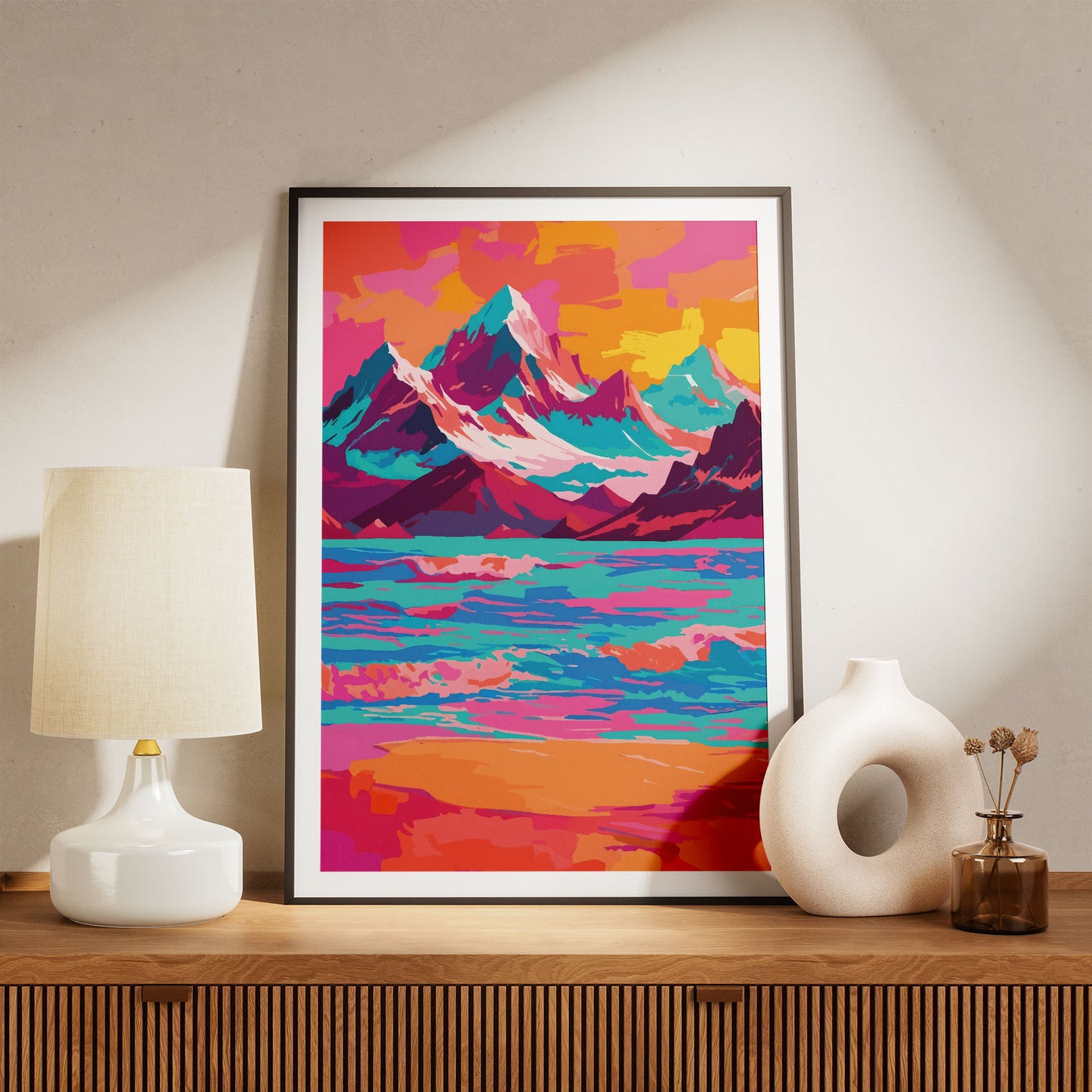 Mountain Beach Print