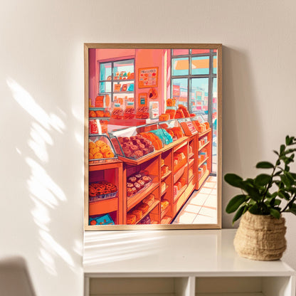 Warm Bakery Morning Print