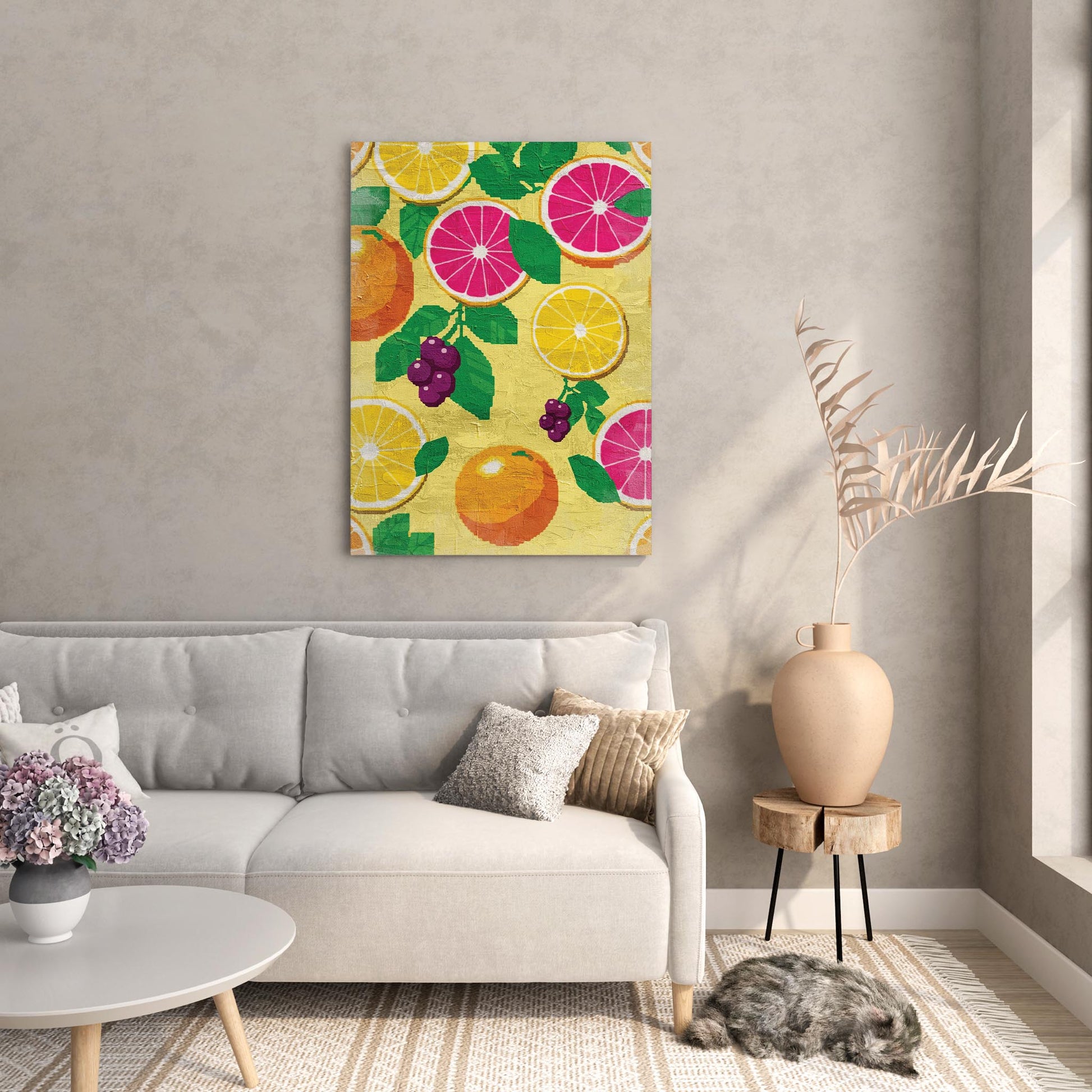 Citrus Symphony Oil Painting - SweetPixelCreations