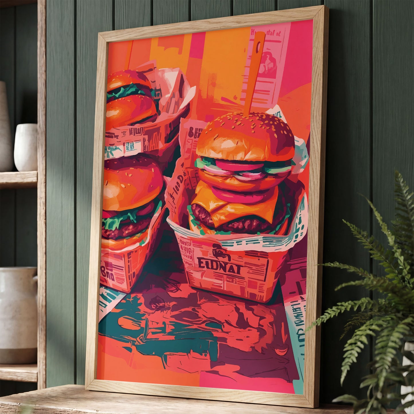Gourmet Burger Print