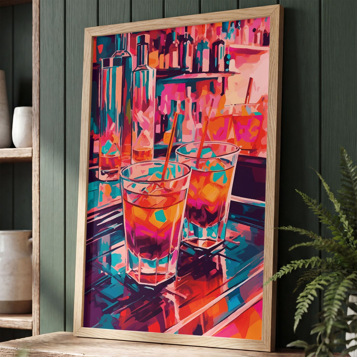 Cheers to the Night Print