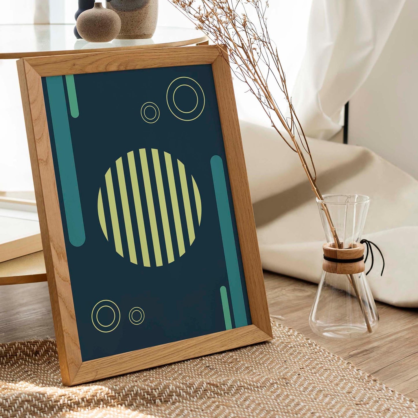 Abstract Bauhaus Poster - SweetPixelCreations