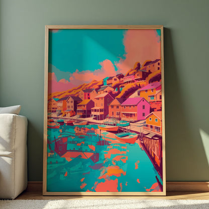 Coastal Town Print