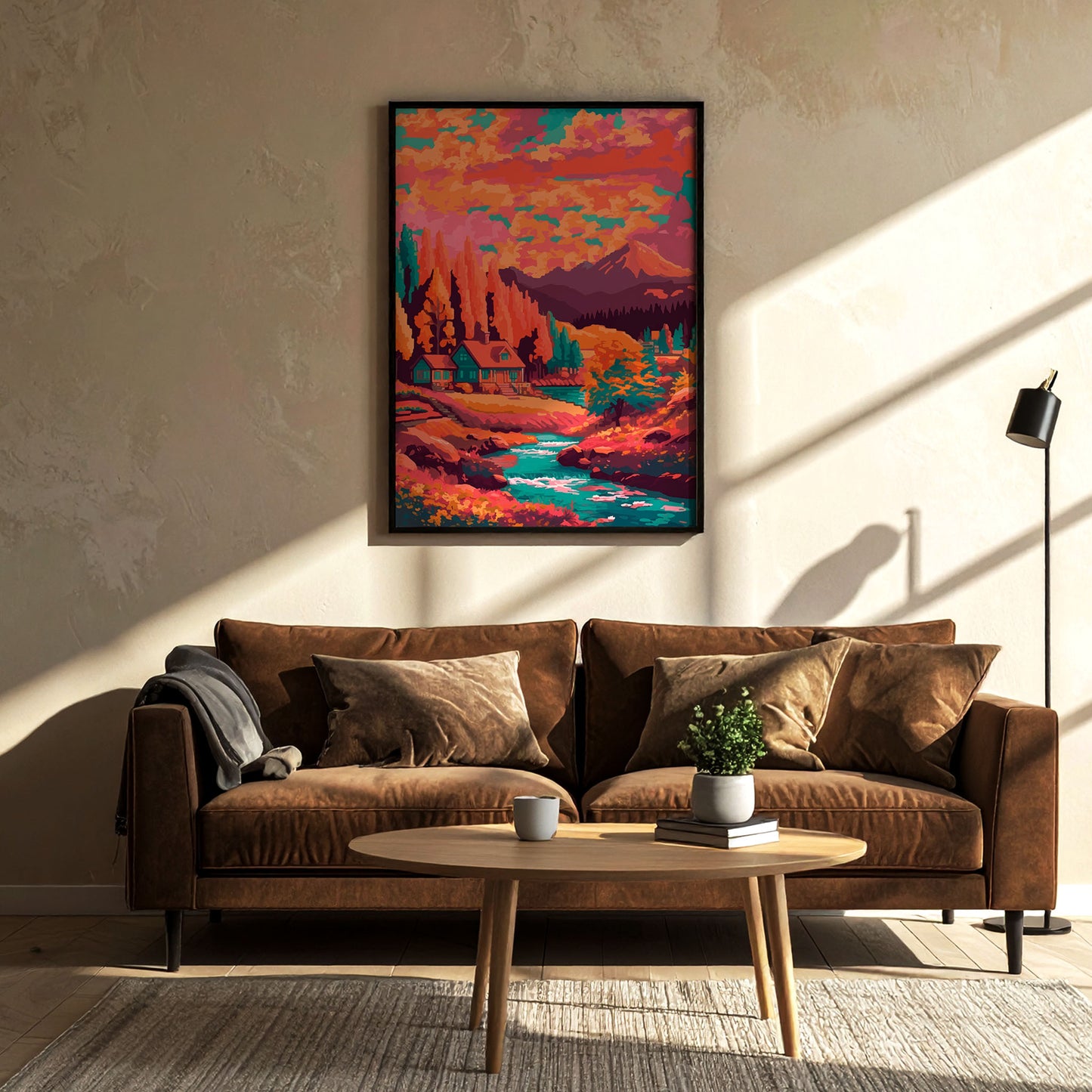 Cabin in the Mountains Print