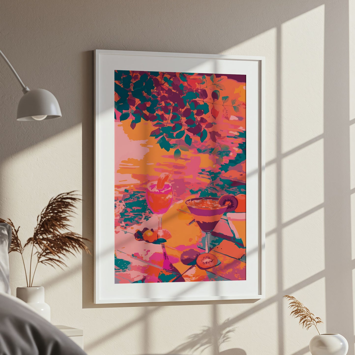 Cocktails By The Pool Print