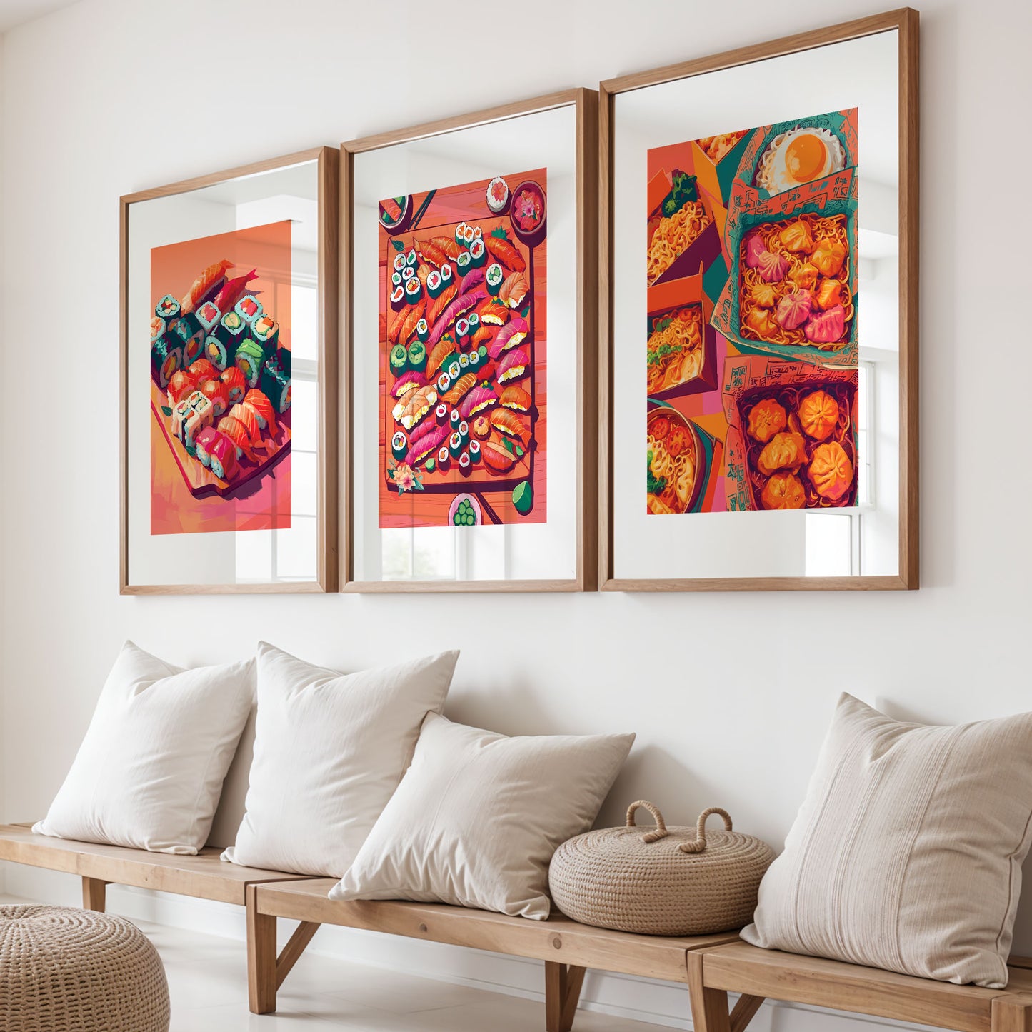 The Sushi Lover's - Set of 3 Prints