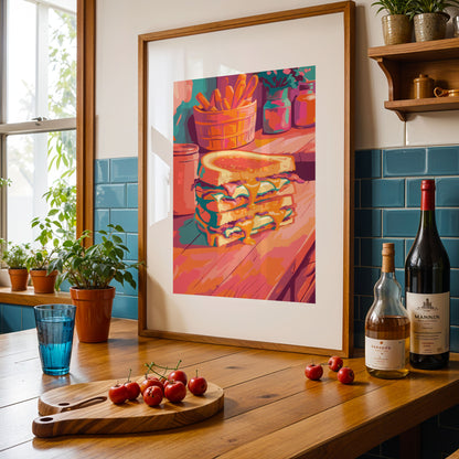 Bacon-Grilled Cheese Sandwich Print