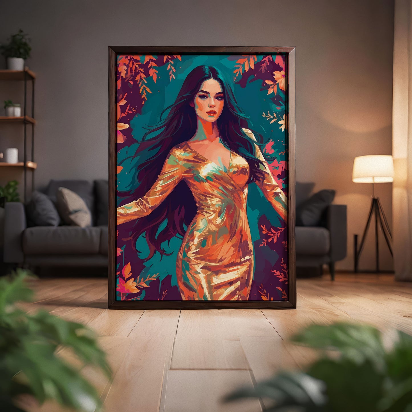 Golden Glow Print