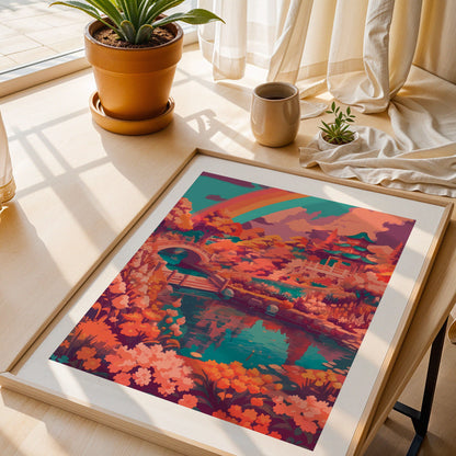 Rainbow Garden Print