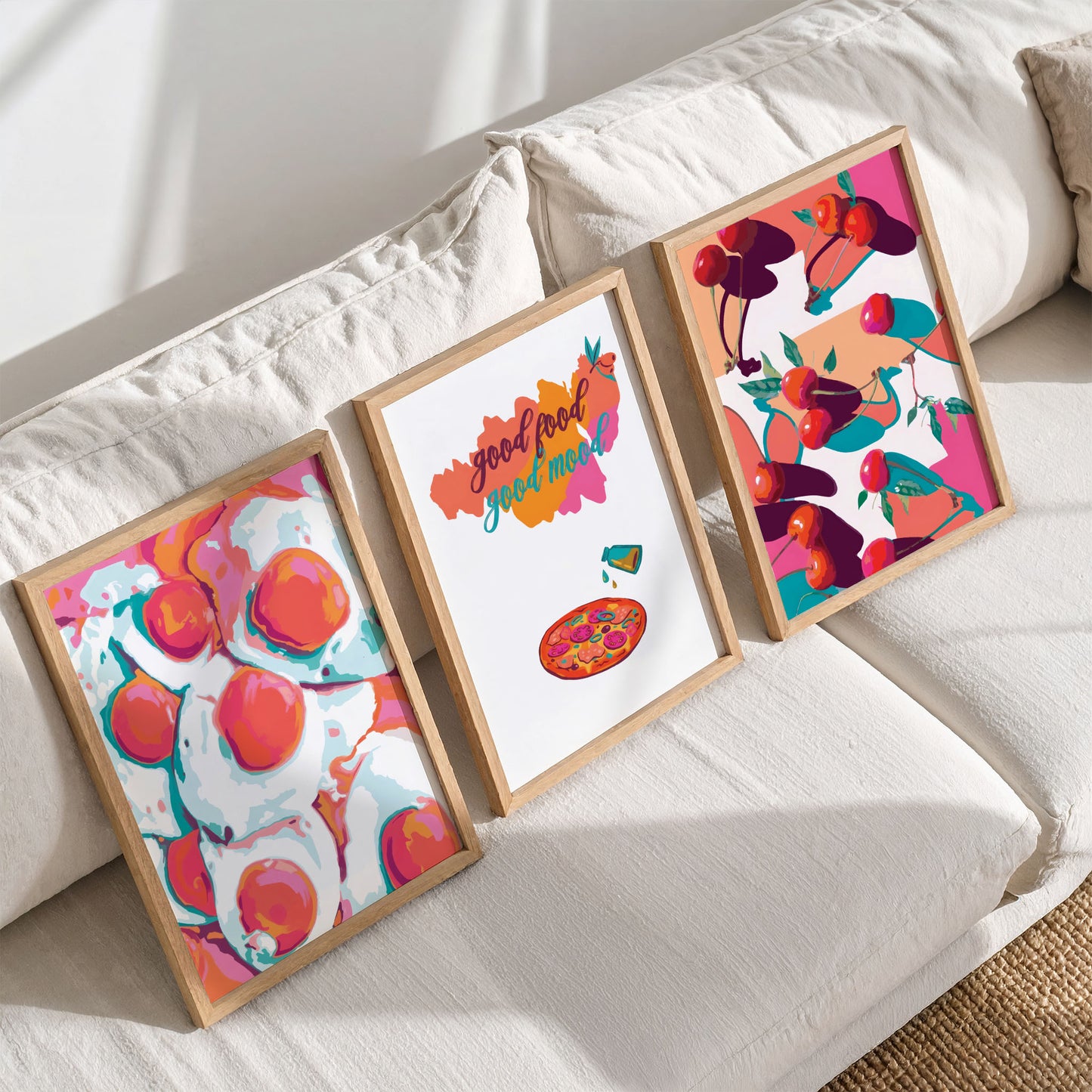 The Happy Kitchen - Set of 3 Prints
