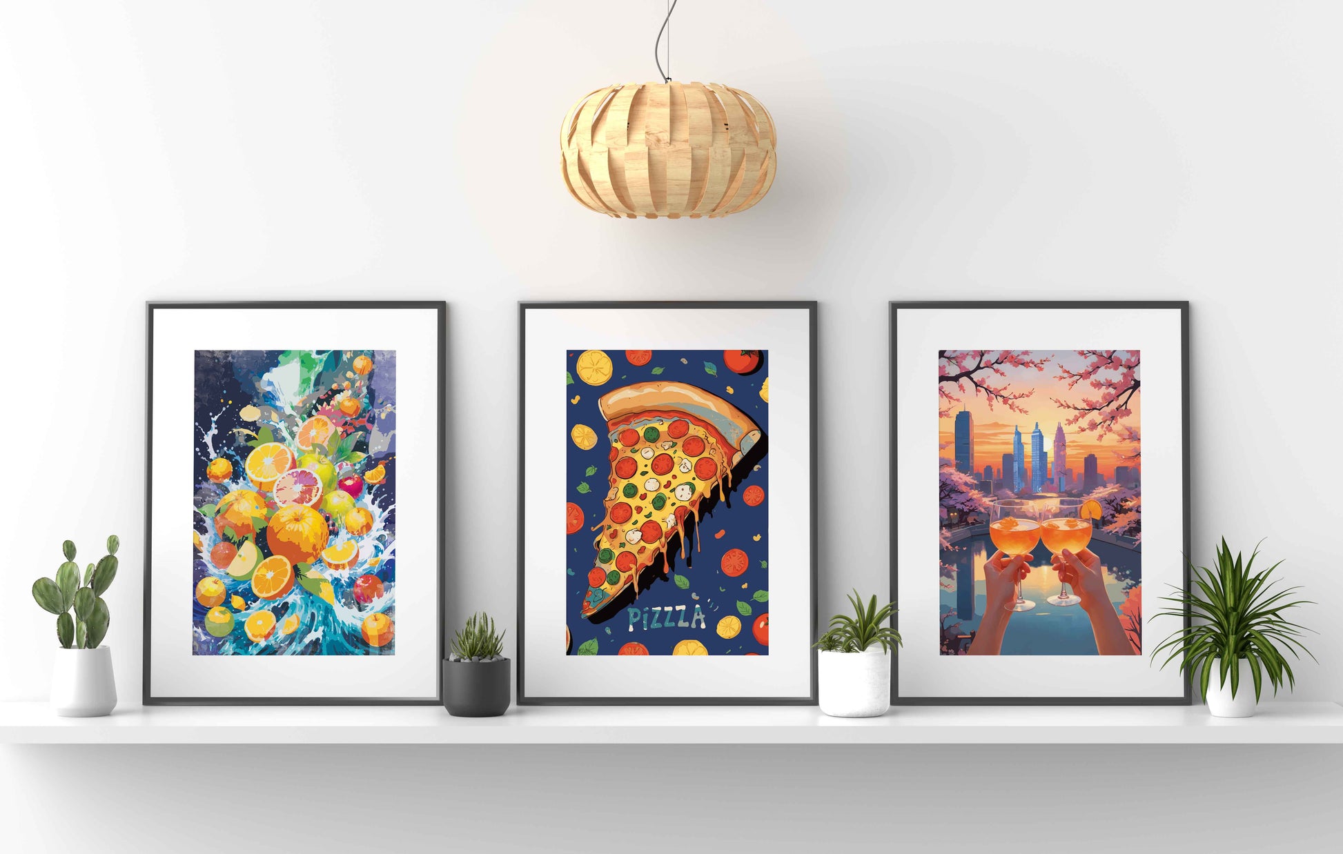 Food & Cityscape Art Print Bundle - SweetPixelCreations