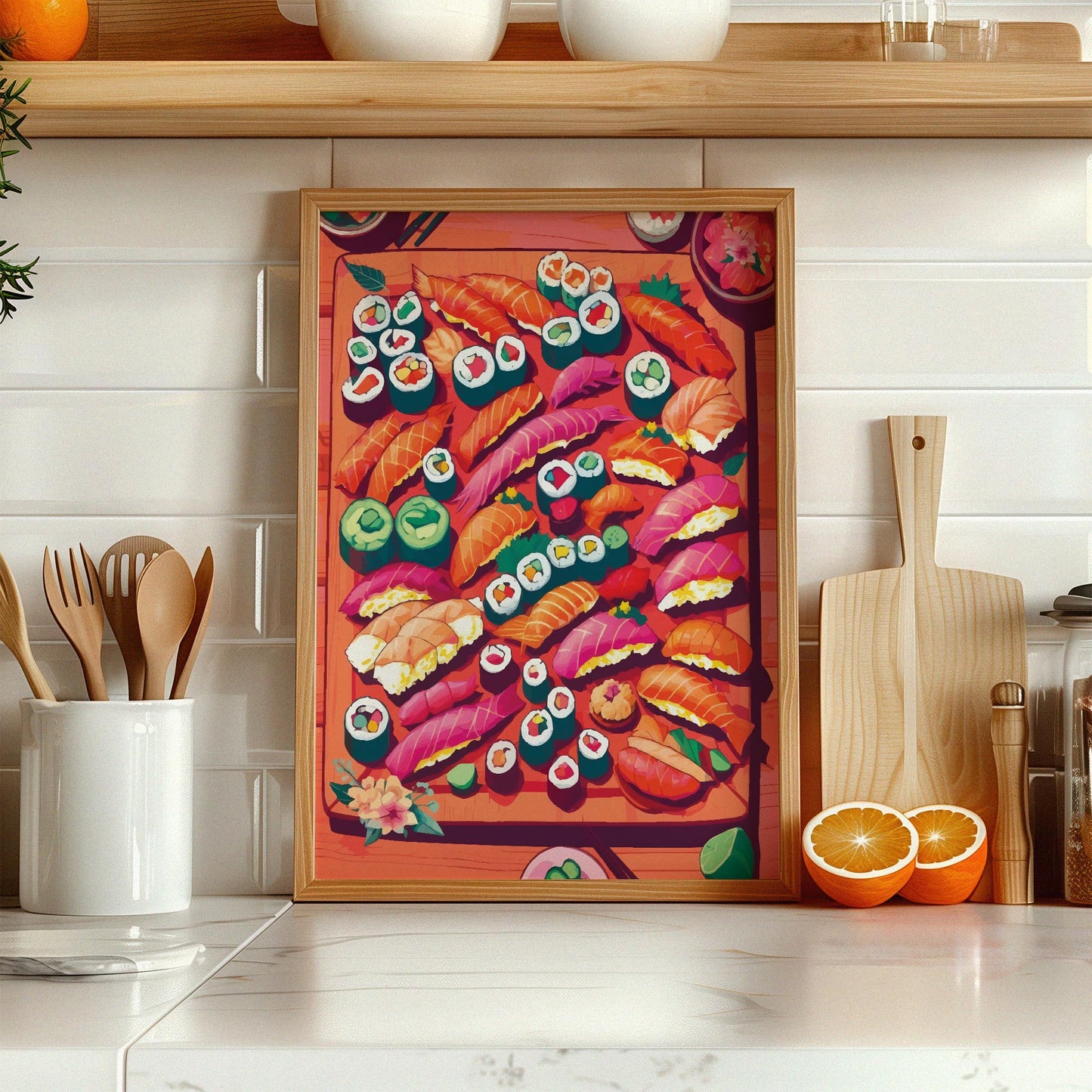 Gourmet Sushi Feast Print