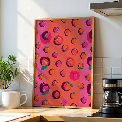 Pink Peaches Print