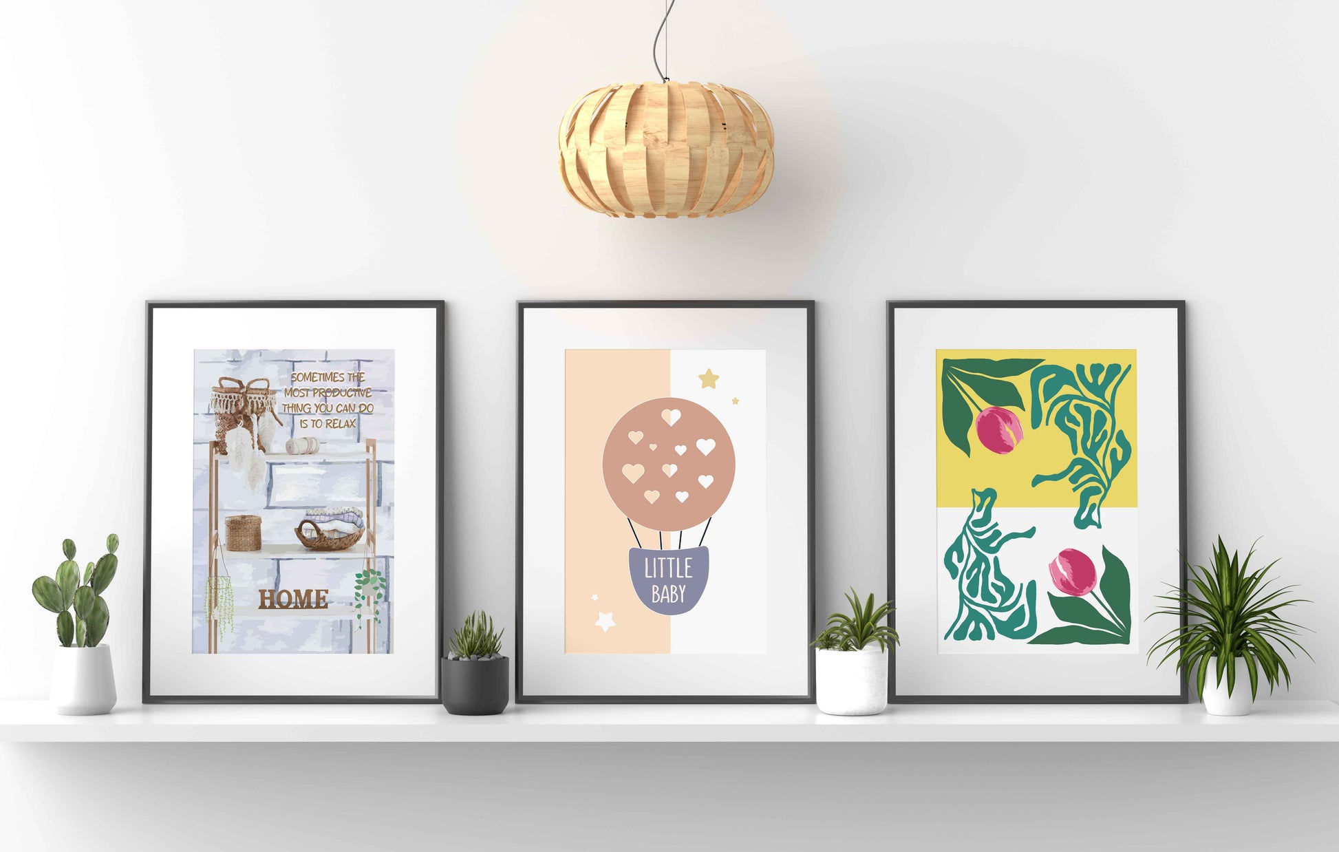 Cozy Home 3-Piece Wall Art Bundle - SweetPixelCreations