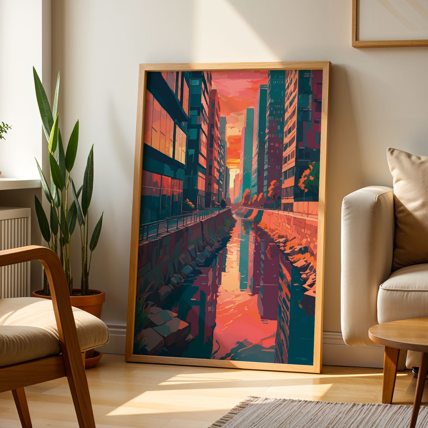Skyline Reflections Print