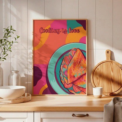 Cooking Is Love Print