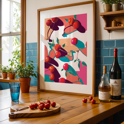 Cherry Pattern Print